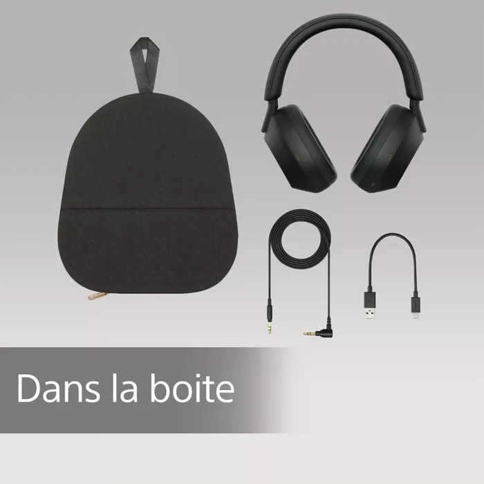 Casque SONY WH-1000XM5 Noir – Image 7