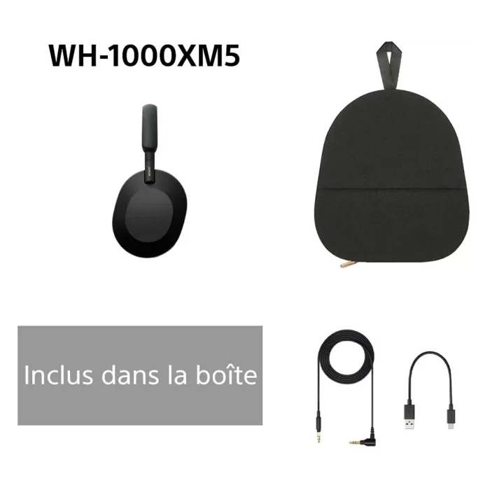 Casque SONY WH-1000XM5 Noir – Image 15
