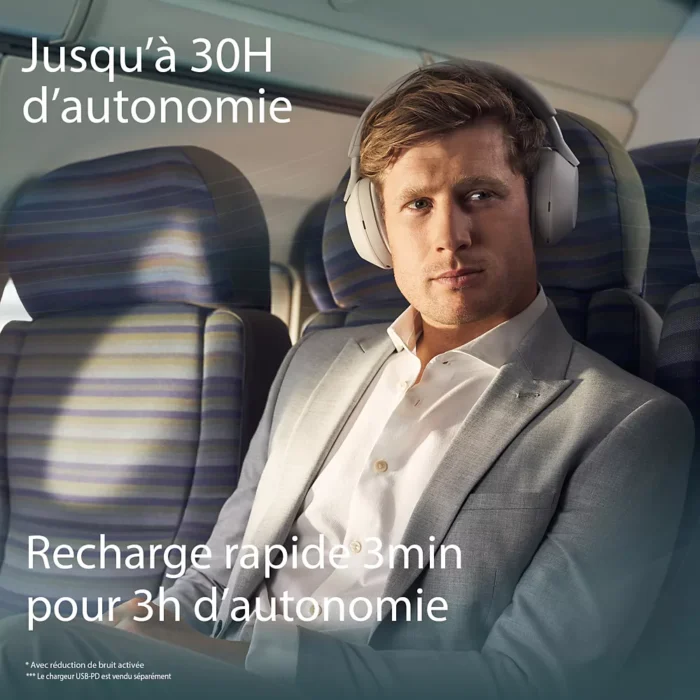 Casque SONY WH-1000XM5 Argent – Image 8