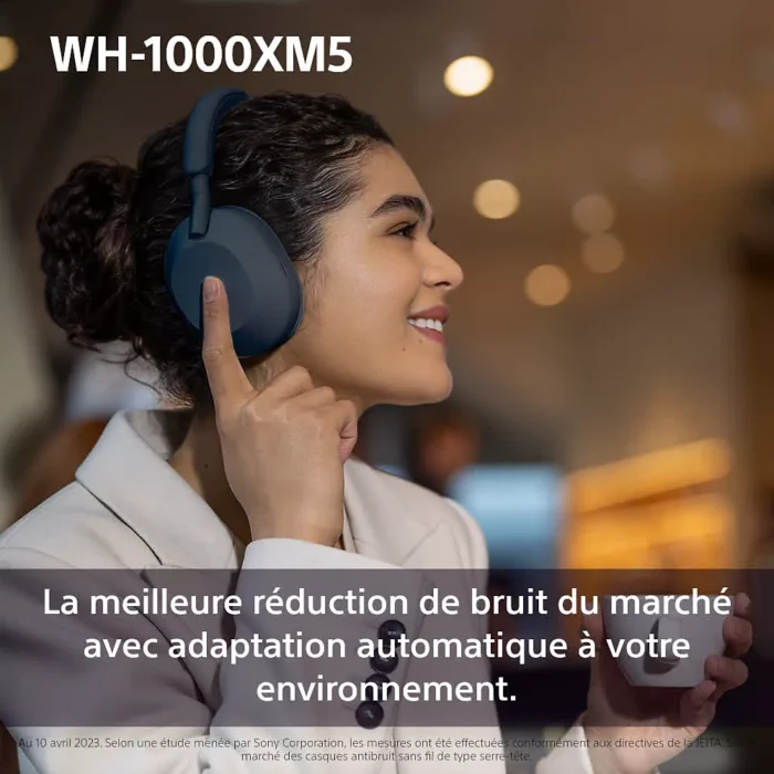 Casque SONY WH-1000XM5 Argent – Image 10