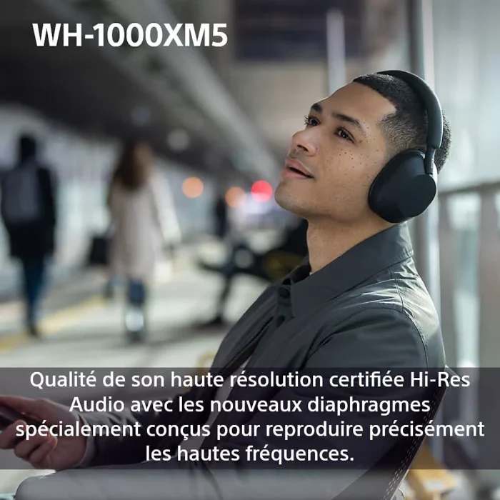 Casque SONY WH-1000XM5 Argent – Image 11