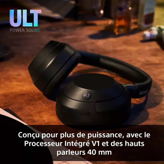 Casque SONY ULT WEAR Noir – Image 3