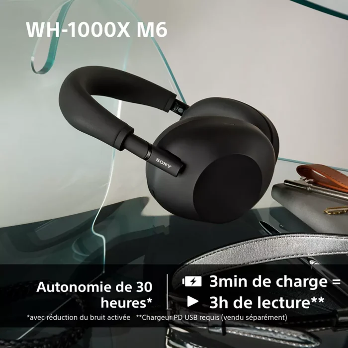 Casque SONY WH-1000XM6 IA Bleu – Image 7
