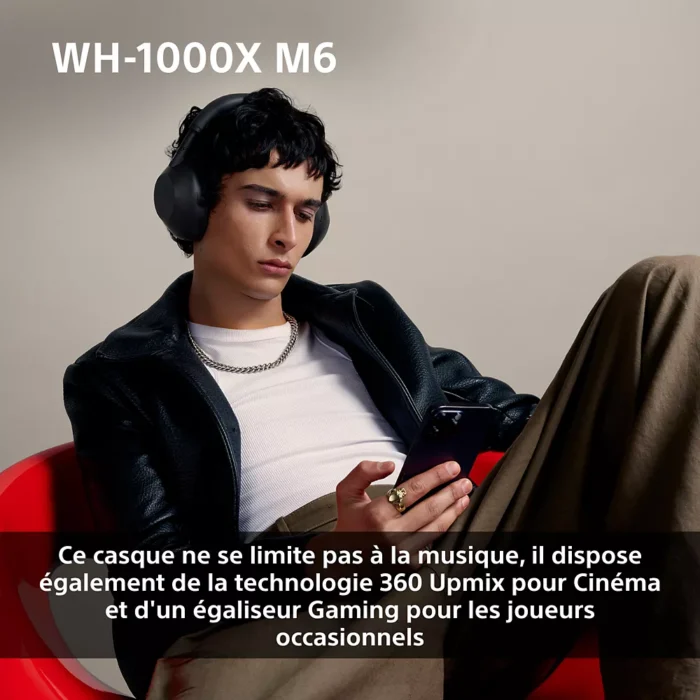 Casque SONY WH-1000XM6 IA Bleu – Image 8