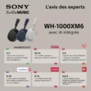Casque SONY WH-1000XM6 IA Bleu