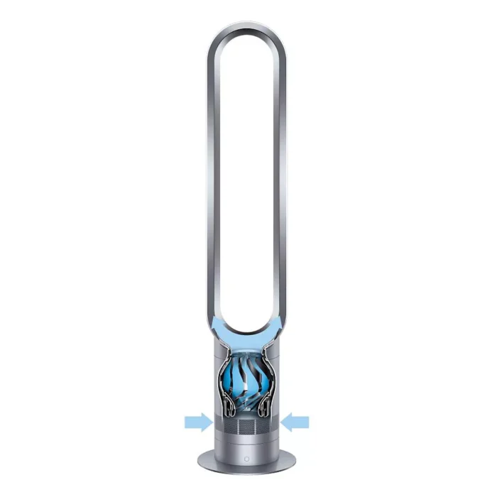 Ventilateur DYSON AM07 White/Satin Silver – Image 3