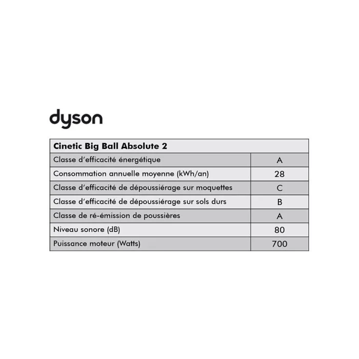 Aspirateur sans sac DYSON Cinetic Big Ball Absolute 2 – Image 7