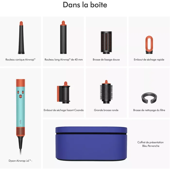 Fer multistyle DYSON Airwrap i.d. cheveux raides à ondulés - céramique/topaze – Image 4