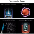 Fer multistyle DYSON Airwrap i.d. cheveux bouclés à frisés - céramique/topaze