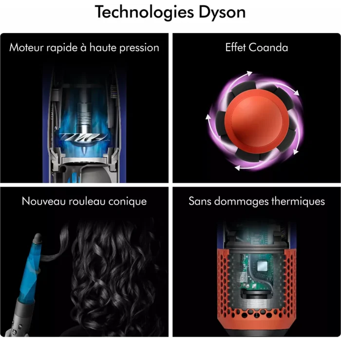 Fer multistyle DYSON Airwrap i.d. cheveux bouclés à frisés - céramique/topaze – Image 6