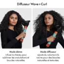 Fer multistyle DYSON Airwrap i.d. cheveux bouclés à frisés - céramique/topaze