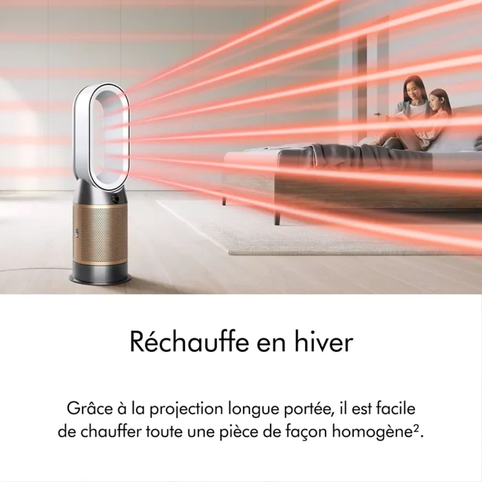 Purificateur d'air, ventilateur, chauffage DYSON HP12 Purifier Hot+Cool De-Nox – Image 4