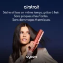 Lisseur séchant DYSON Airstrait fraise cuivré et rose poudré