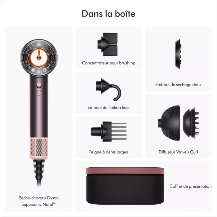 Sèche cheveux DYSON Supersonic Nural - Edition Fête des mères Jaspe fleur de prunier – Image 7