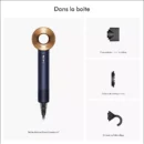 Sèche cheveux DYSON Supersonic cheveux raides à ondulés bleu de prusse cuivré