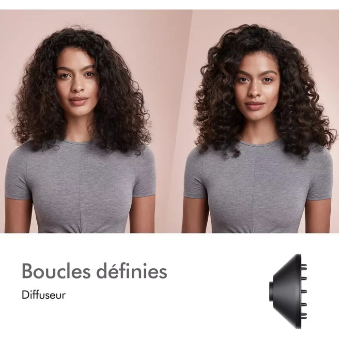 Sèche cheveux DYSON Supersonic cheveux bouclés à frisés - bleu de Prusse cuivré – Image 6
