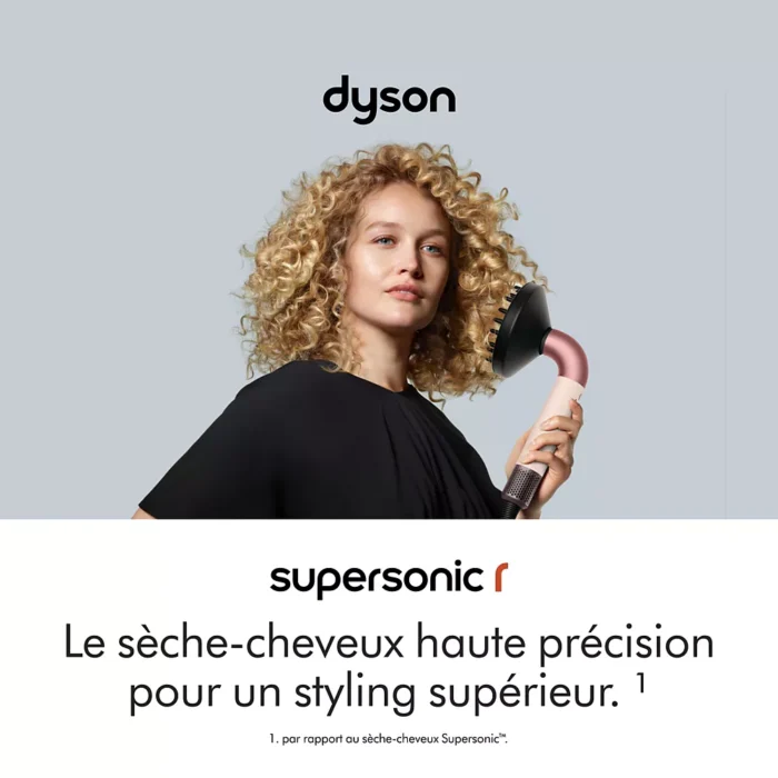 Sèche cheveux DYSON Supersonic R cheveux bouclés à frisés rose céramique – Image 2
