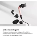 Sèche cheveux DYSON Supersonic R cheveux bouclés à frisés rose céramique