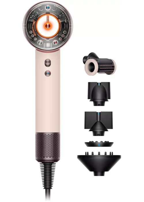 Sèche cheveux DYSON Supersonic Nural cheveux raides à ondulés rose céramique