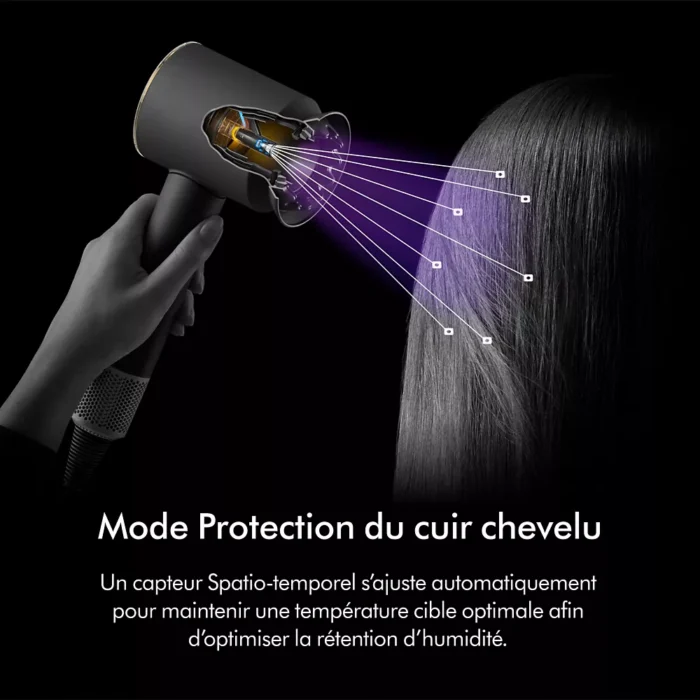 Sèche cheveux DYSON Supersonic Nural cheveux raides à ondulés rose céramique – Image 4