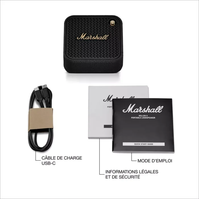 Enceinte portable MARSHALL Willen II Black & Brass – Image 10
