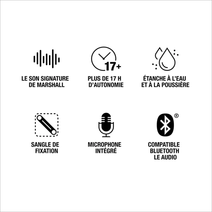 Enceinte portable MARSHALL Willen II Black & Brass – Image 13