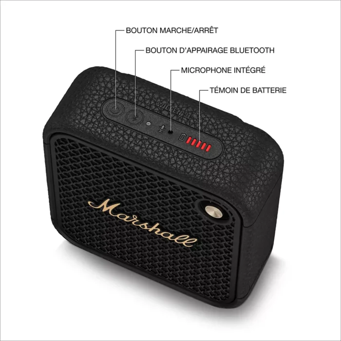 Enceinte portable MARSHALL Willen II Black & Brass – Image 6