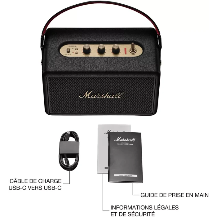 Enceinte portable MARSHALL Kilburn III Black and Brass – Image 9