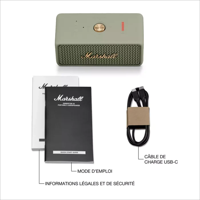 Enceinte portable MARSHALL Emberton III Sage – Image 4