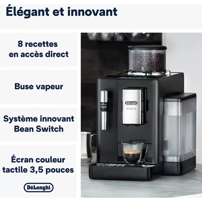 Expresso Broyeur DELONGHI Rivelia FEB4435.B LatteCrema – Image 2