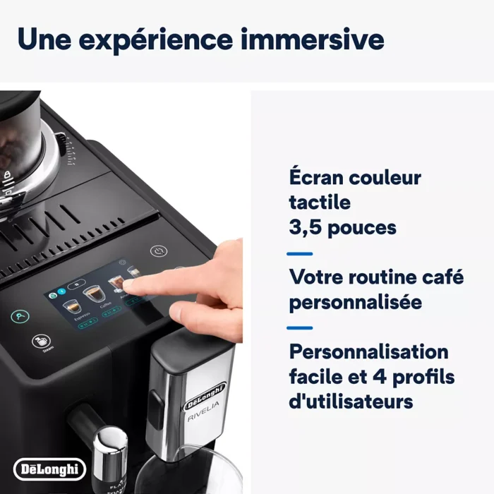 Expresso Broyeur DELONGHI Rivelia FEB4435.B LatteCrema – Image 7