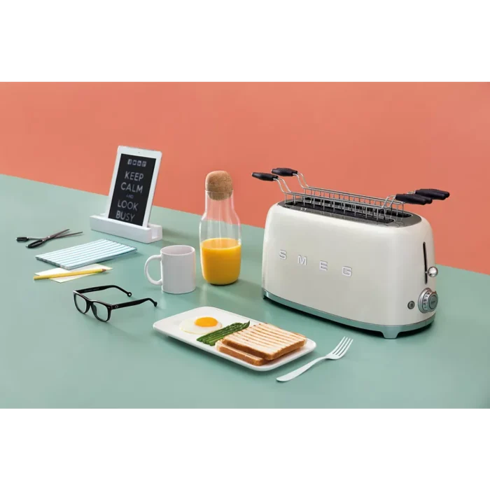 Grille-pain SMEG TSF02CREU crème – Image 5