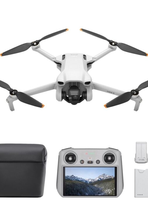 Drone Dji Mini 3 Fly More Combo avec radiocommande smart controller Gris