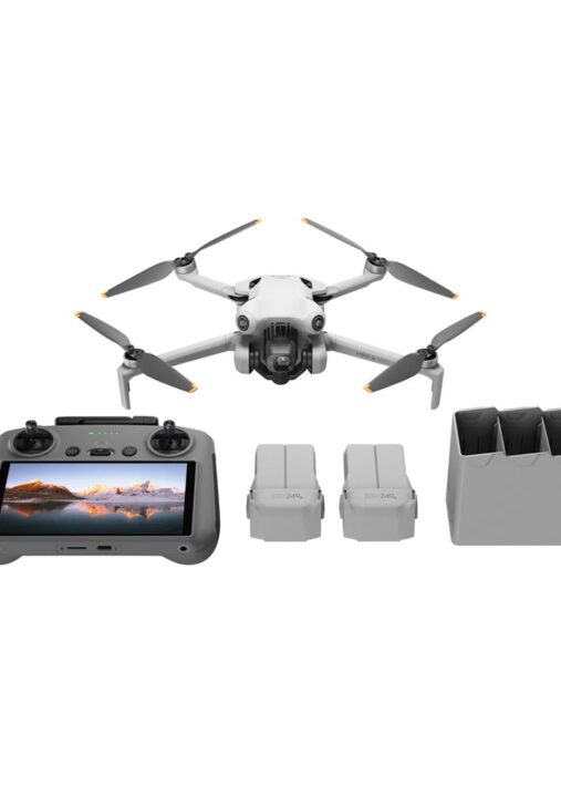 Drone Dji Mini 4 Pro Fly More Combo avec radiocommande Blanc