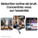 Ecouteurs sans fil Samsung Galaxy Buds3 Pro Bluetooth avec réduction active du bruit Argent