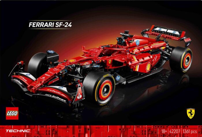 LEGO® Technic 42207 F1® Ferrari SF-24Concrétisez votre passion pour les voitures Ferrari et revivez toute l’exaltation d’un circuit automobile en construisant cette voiture de course de F1 Ferrari SF-24 LEGO Technic (42207). Ce kit de construction LEGO Ferrari ravira un adulte ou un ado passionné de sport automobile. La maquette 3D est un superbe cadeau à offrir pour un anniversaire ou pour toute occasion spéciale. Le kit LEGO offre également un projet de construction immersif qui permet de créer en pleine conscience les fonctions réalistes de cette maquette...