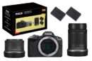 Pack Fnac Appareil photo hybride Canon EOS R50 Noir + RF-S 18-45mm f/4.5-6.3 IS STM + RF-S 55-210mm f/5-7.1 IS STM + 2ème batterie + chargeur