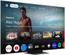 TV QD-Mini LED Tcl 55C89K 138 cm 4K UHD 2025 Aluminium brossé