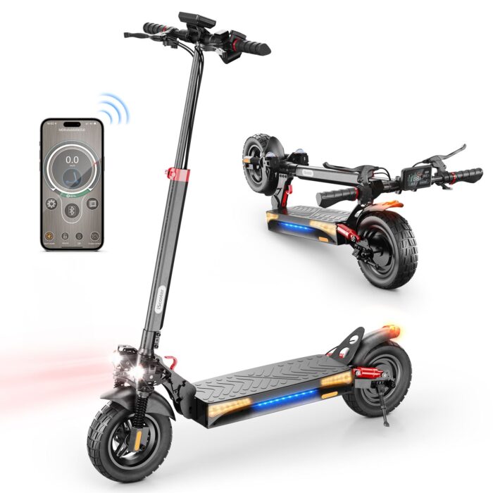 Trottinette Electrique iScooter iX4 -800W,Vitesse Maxi 45km/h,4 Modes, Double Amortisseurs,Pneus 10 Pouces, Autonomie 45km,Pliable -Avec APP