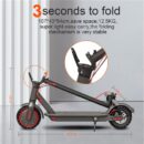Trottinette électrique pliable Tuya 365GO Pneu 8,5 pouces Vitesse maximum 25Km/h Noir