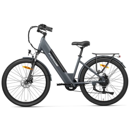 Vélo électrique Foride Roamer 1 ST Low-Stride batterie 13 Ah 36 V moteur 250 W pneus 27,5 x 2,1 vitesse maximale 25 km/h autonomie maximale 100 km gris