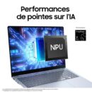 PC Portable Samsung Galaxy AI Book4 Edge 15,6’’ FHD LED 60Hz Copilot+ Snapdragon® X Plus 16 Go RAM 256 Go SSD Gris Glacier
