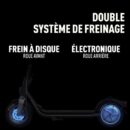 Trottinette électrique Ninebot F2 Pro E powered by Segway 900 W Noir et Gris avec clignotants