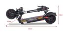 Trottinette électrique Urbanglide Ecross Max 2X2 double moteur 17,5A Noir