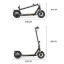 Trottinette électrique iScooter i9S 500W 10Ah Autonomie 25-30km Avec Ecran LCD,APP -Pneus 10 Pouces-Pliable