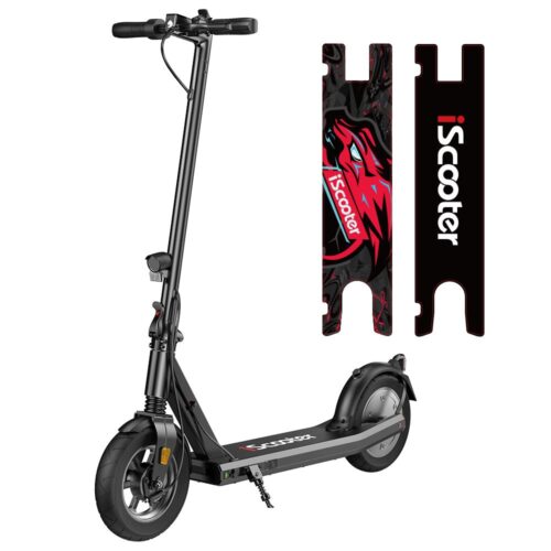 Trottinette électrique iScooter i9S 500W 10Ah Autonomie 25-30km Avec Ecran LCD,APP -Pneus 10 Pouces-Pliable