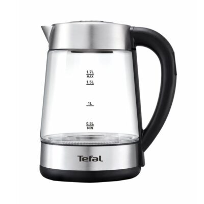 Bouilloire Tefal 2 en 1 Sans Fil Fonction Théière, TEMPÉRATURE RÉGLABLE 1.7L BJ750D10