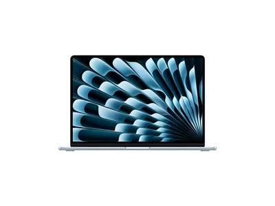 MacBook APPLE MACBOOK AIR 15" 256 GO SSD 16 GO RAM PUCE M4 CPU 10 CŒURS GPU 10 CŒURS BLEU CIEL