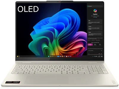 PC portable Lenovo Yoga 7 16AKP10 16'' OLED 2.8k 120 Hz écran tactile AMD Ryzen™ 7 AI 16 Go RAM 512 Go SSD Gris sable