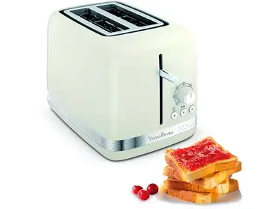 Grille pain Moulinex SOLEIL IVOIRE 2 FENTES LARGES 7 NIVEAUX DE DORAGE LT300A10